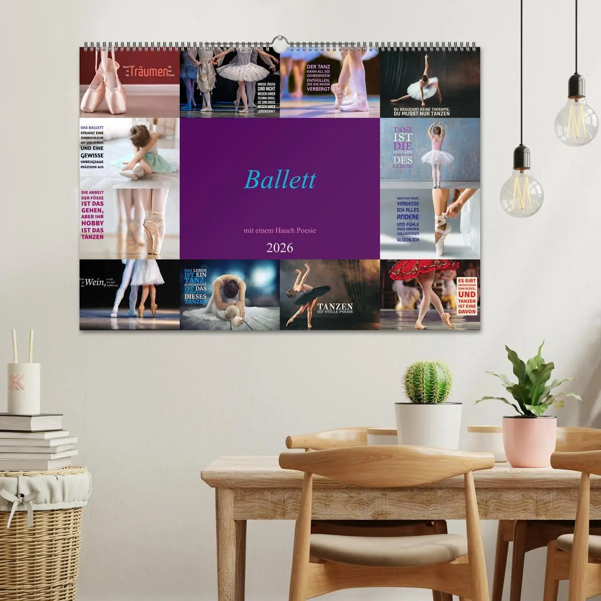 Bild: 9783457512722 | Ballett mit einem Hauch Poesie (Wandkalender 2026 DIN A2 quer),...