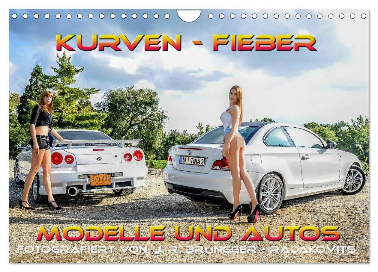 Cover: 9783516082722 | Kurven - Fieber - Modelle und Autos (Wandkalender 2026 DIN A4...