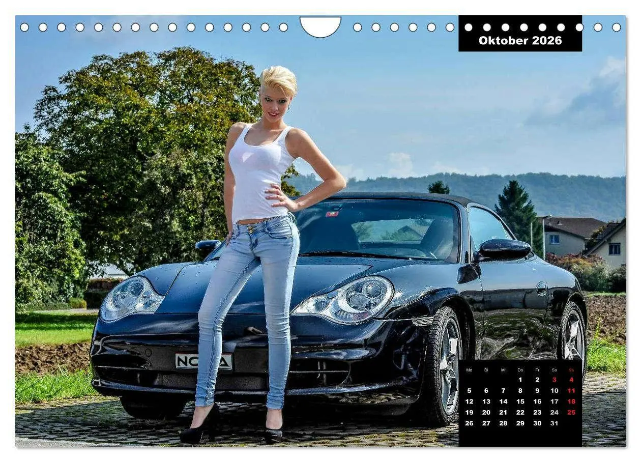 Bild: 9783516082722 | Kurven - Fieber - Modelle und Autos (Wandkalender 2026 DIN A4...