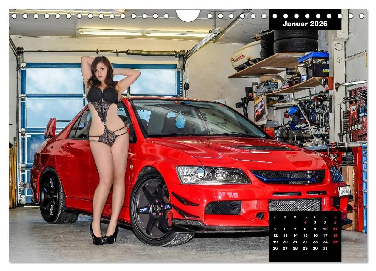 Bild: 9783516082722 | Kurven - Fieber - Modelle und Autos (Wandkalender 2026 DIN A4...