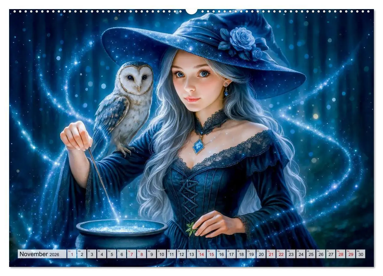 Bild: 9783516602722 | Mystische Hexen - Magische Frauen und finstere Nächte (Wandkalender...