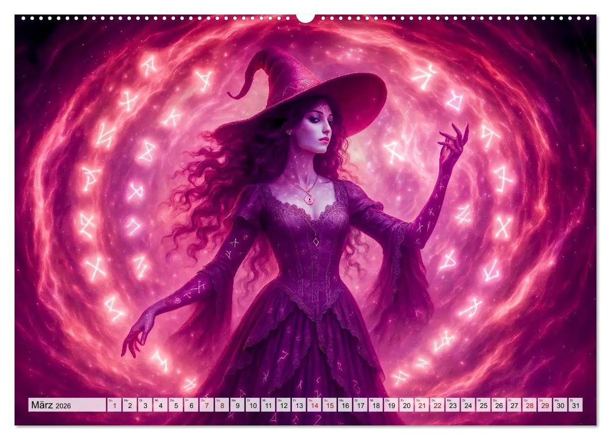 Bild: 9783516602722 | Mystische Hexen - Magische Frauen und finstere Nächte (Wandkalender...