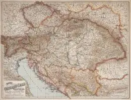 Bild: 9783707912722 | Österreich-Ungarn 1890, 1:1,5 Mio., Historische Karte | Monarchiekarte