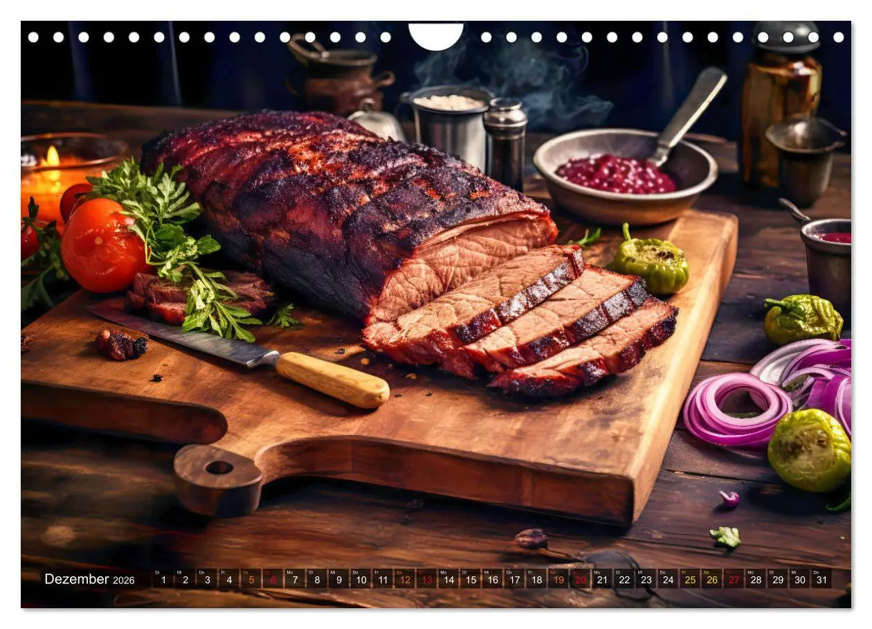 Bild: 9783457362822 | BBQ Feuerzauber - Grillkalender (Wandkalender 2026 DIN A4 quer),...