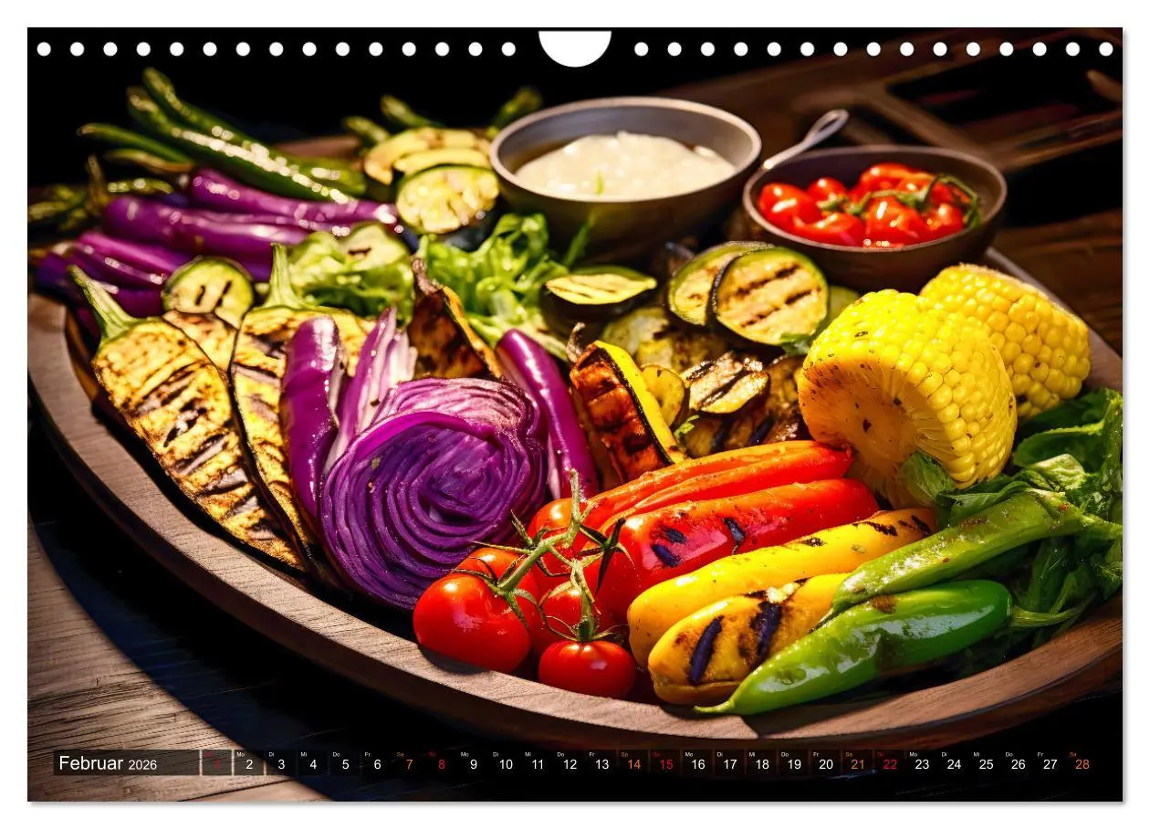 Bild: 9783457362822 | BBQ Feuerzauber - Grillkalender (Wandkalender 2026 DIN A4 quer),...
