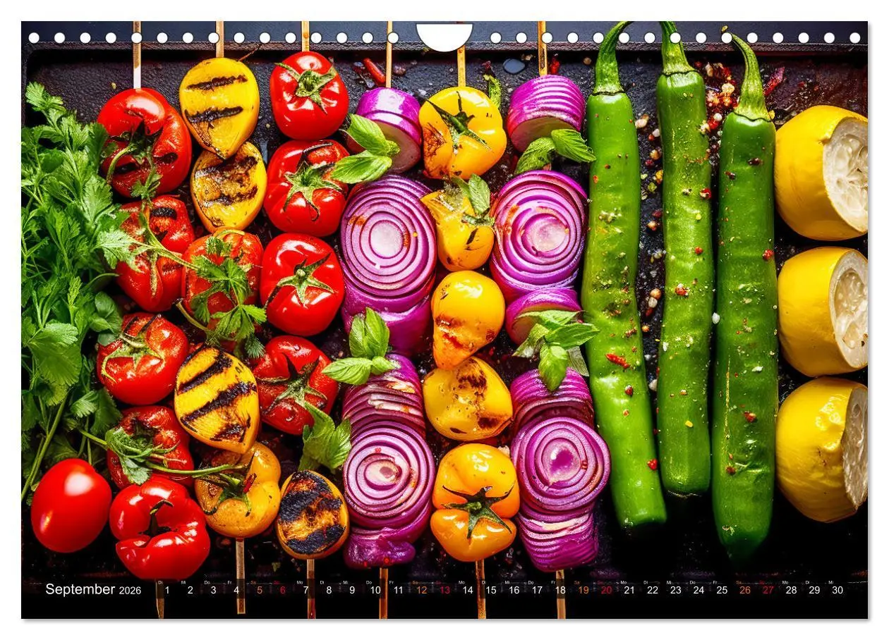 Bild: 9783457362822 | BBQ Feuerzauber - Grillkalender (Wandkalender 2026 DIN A4 quer),...