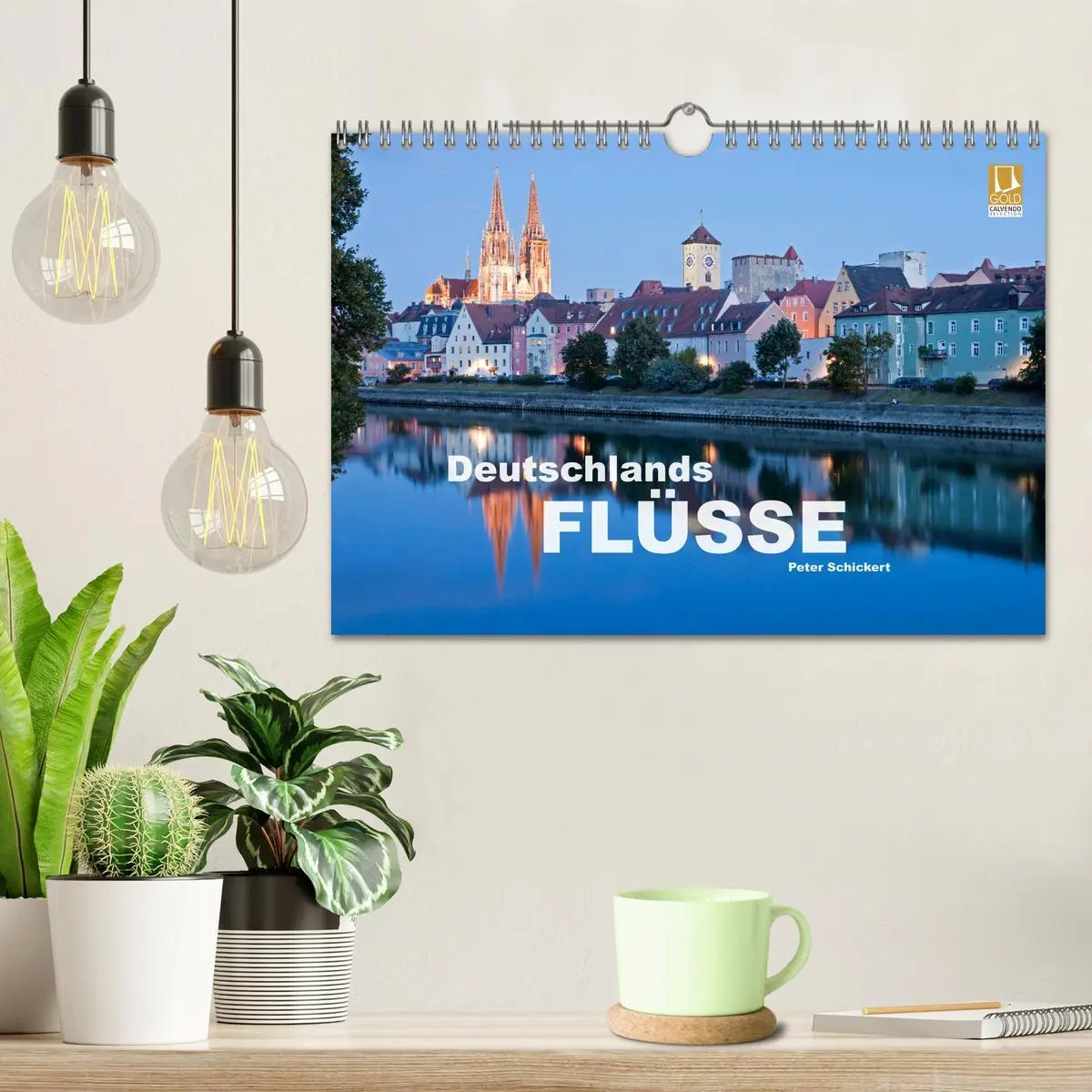Bild: 9783457812822 | Deutschlands Flüsse (Wandkalender 2026 DIN A4 quer), CALVENDO...