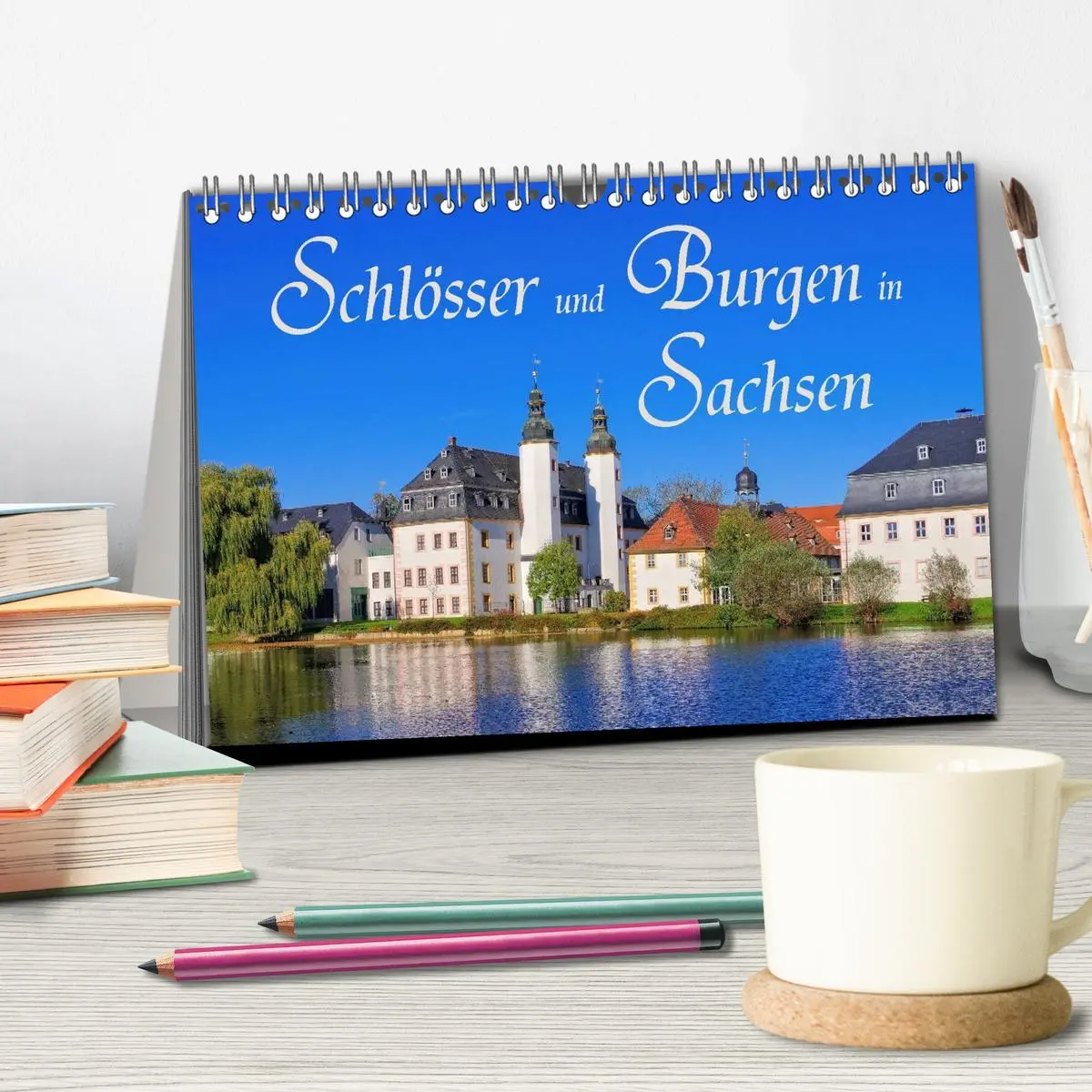 Bild: 9783516072822 | Schlösser und Burgen in Sachsen (Tischkalender 2026 DIN A5 quer),...