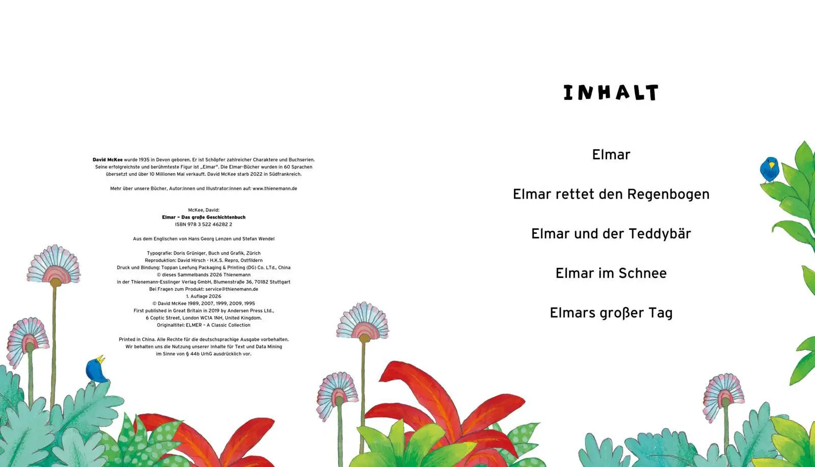 Bild: 9783522462822 | Elmar: Elmar | David McKee | Buch | Elmar | 152 S. | Deutsch | 2026