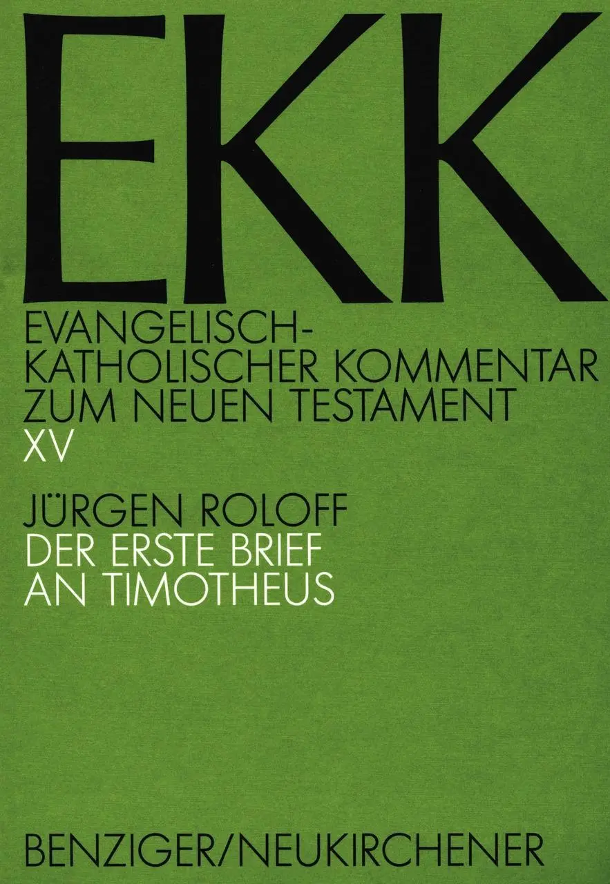 Cover: 9783788712822 | Der erste Brief an Timotheus | Jürgen Roloff | Buch | Buch | Deutsch