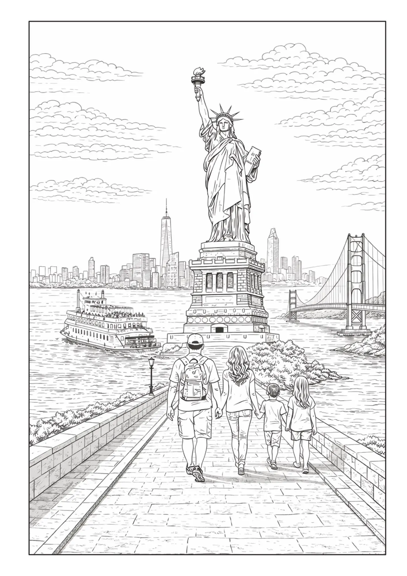 Bild: 9783986572822 | USA Malbuch für Erwachsene mit 50 wunderschönen Ausmalmotiven | Müller