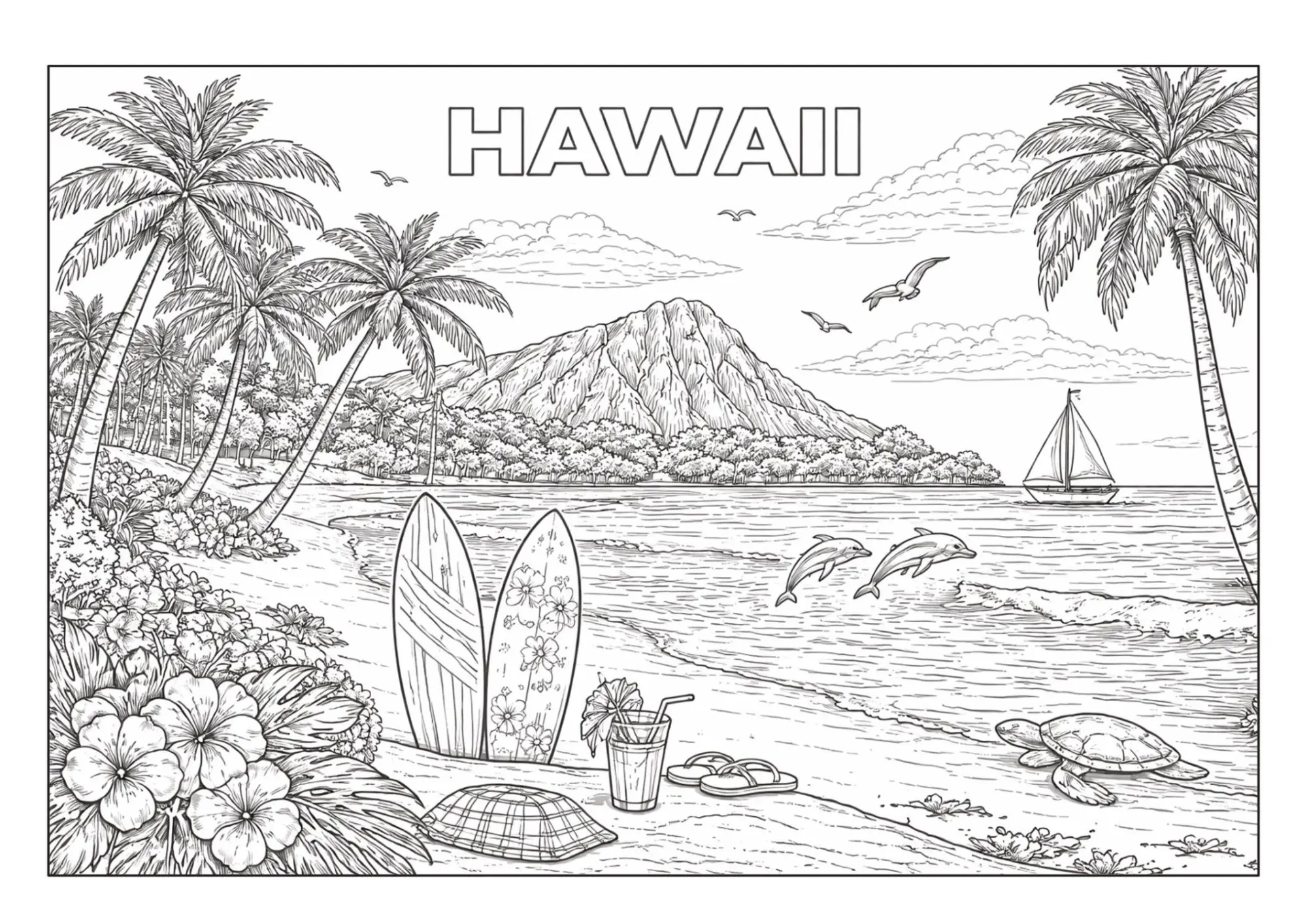 Bild: 9783986572822 | USA Malbuch für Erwachsene mit 50 wunderschönen Ausmalmotiven | Müller