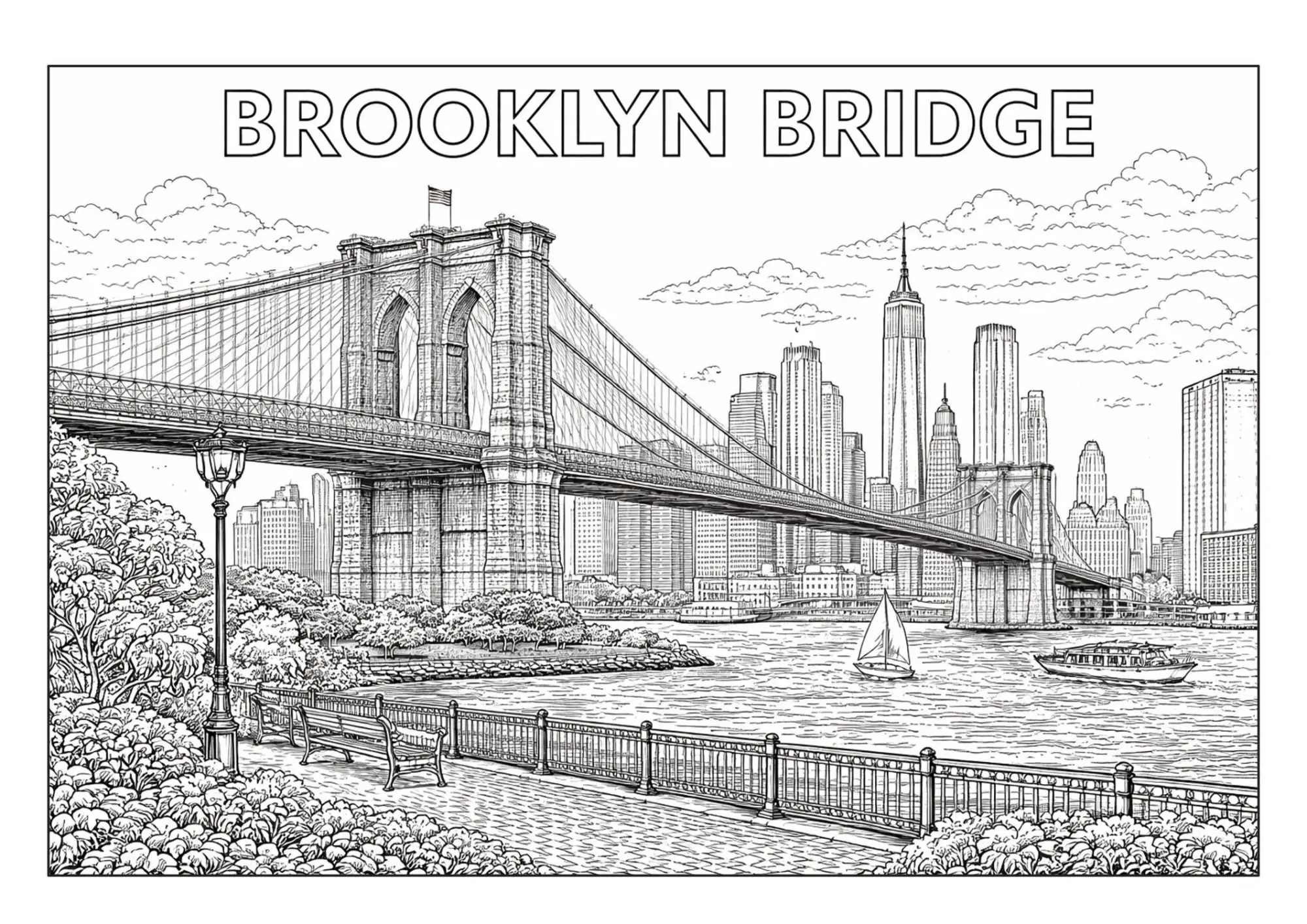 Bild: 9783986572822 | USA Malbuch für Erwachsene mit 50 wunderschönen Ausmalmotiven | Müller