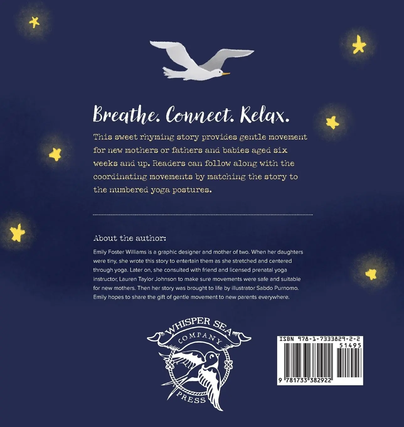 Rückseite: 9781733382922 | Just Like The Ocean | a yoga journey for parent and baby | Williams