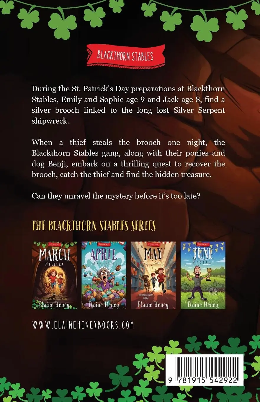 Rückseite: 9781915542922 | Blackthorn Stables March Mystery St. Patrick's Day and the Lost...