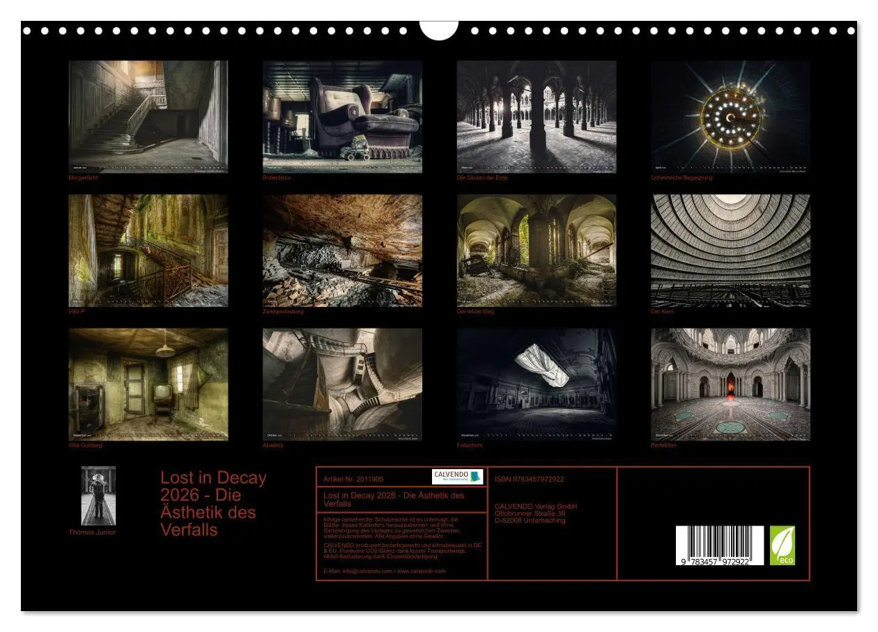 Bild: 9783457972922 | Lost in Decay 2026 - Die Ästhetik des Verfalls (Wandkalender 2026...