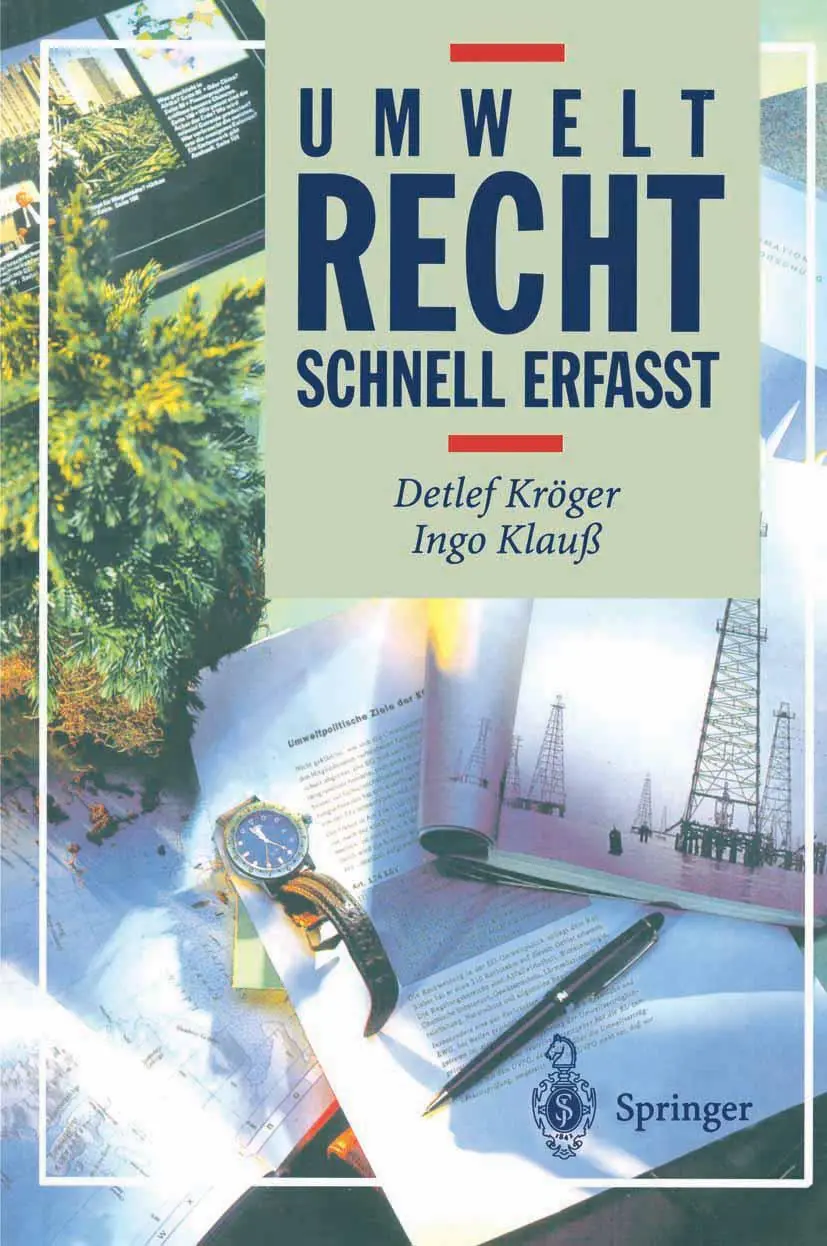 Cover: 9783540652922 | Umweltrecht | Schnell erfaßt | Detlef Kröger (u. a.) | Taschenbuch