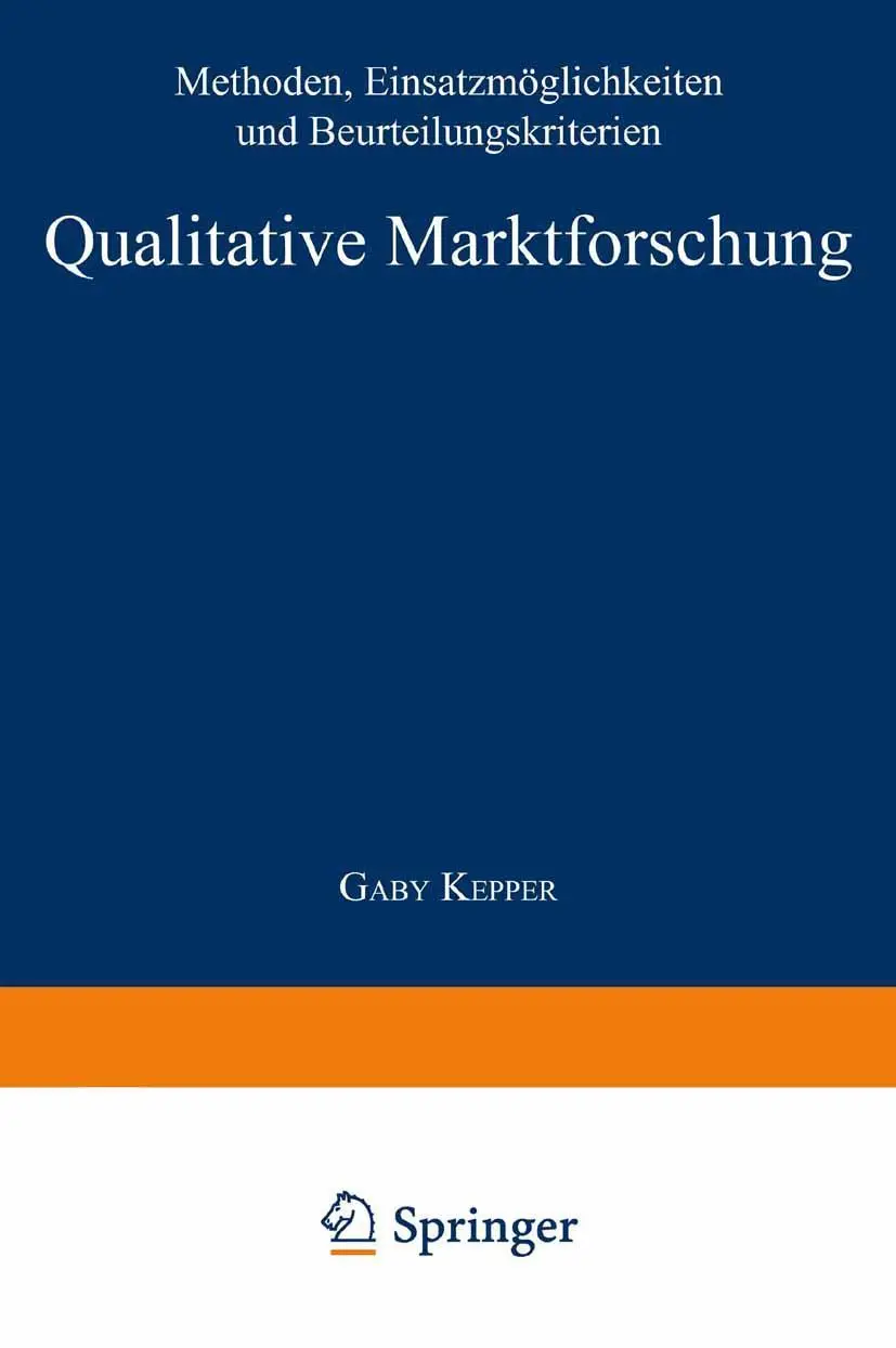 Cover: 9783824402922 | Qualitative Marktforschung | Gaby Kepper | Taschenbuch | xv | Deutsch