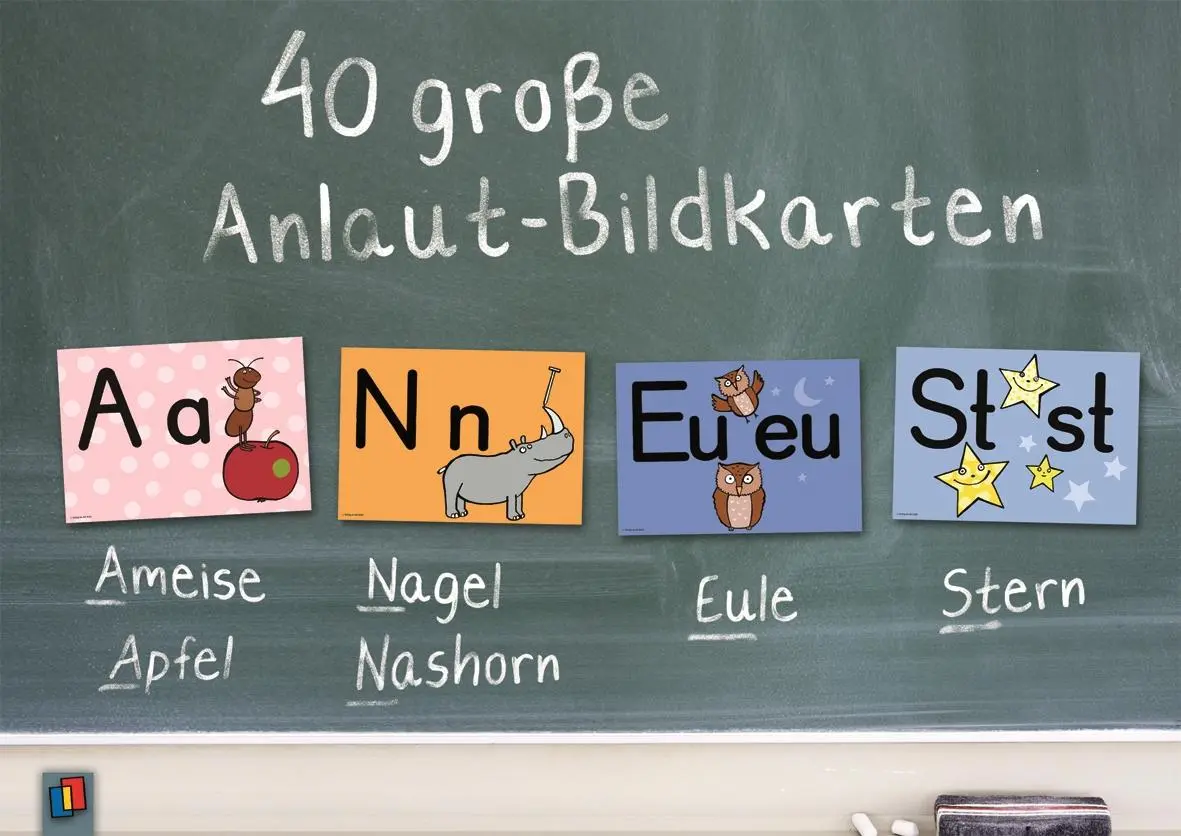 Cover: 9783834612922 | 40 große Anlaut-Bildkarten für Kita und Grundschule | Ruhr | Box