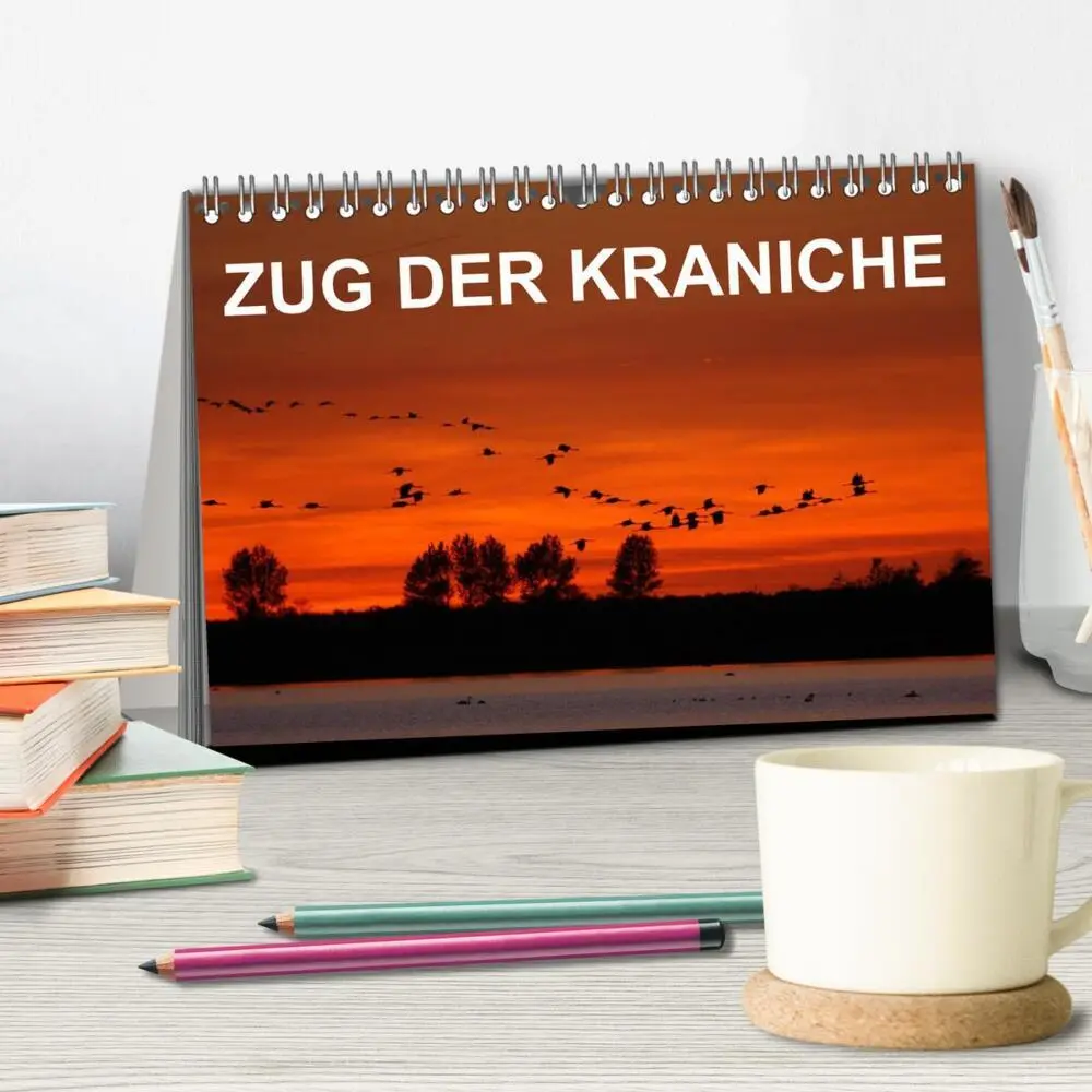 Bild: 9783435603022 | Zug der Kraniche (Tischkalender 2025 DIN A5 quer), CALVENDO...
