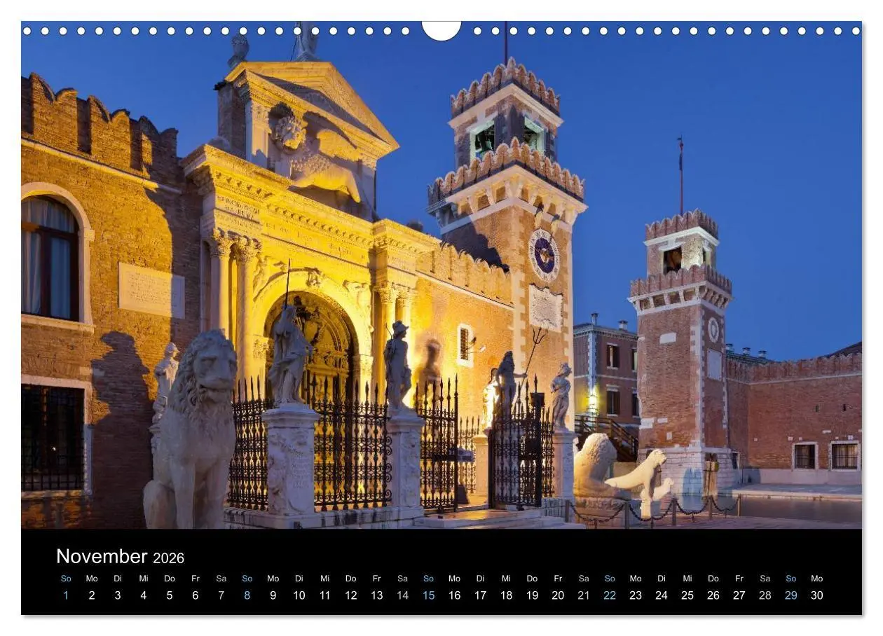 Bild: 9783516023022 | Venedig bei Nacht 2026 (Wandkalender 2026 DIN A3 quer), CALVENDO...