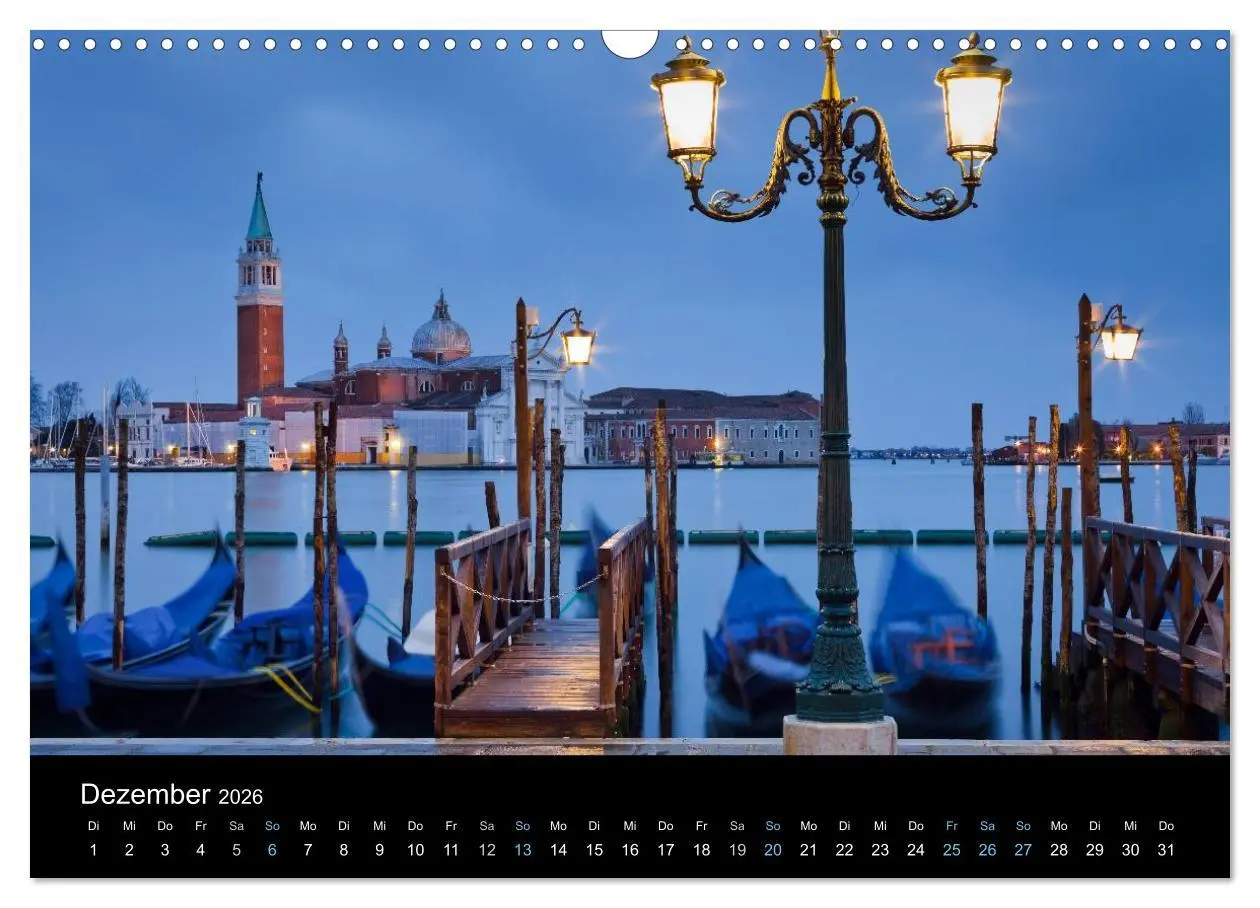 Bild: 9783516023022 | Venedig bei Nacht 2026 (Wandkalender 2026 DIN A3 quer), CALVENDO...