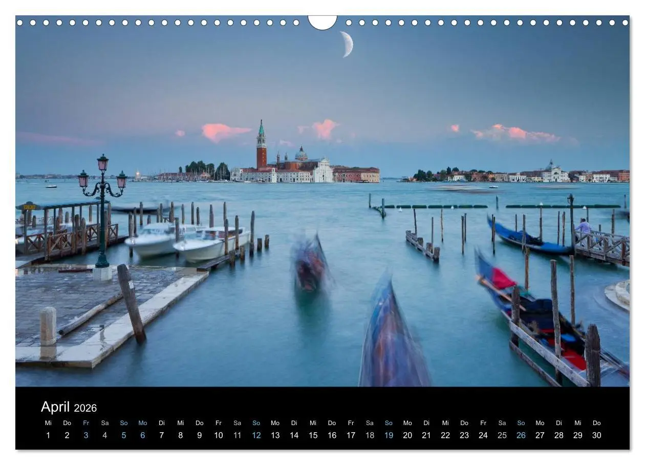 Bild: 9783516023022 | Venedig bei Nacht 2026 (Wandkalender 2026 DIN A3 quer), CALVENDO...