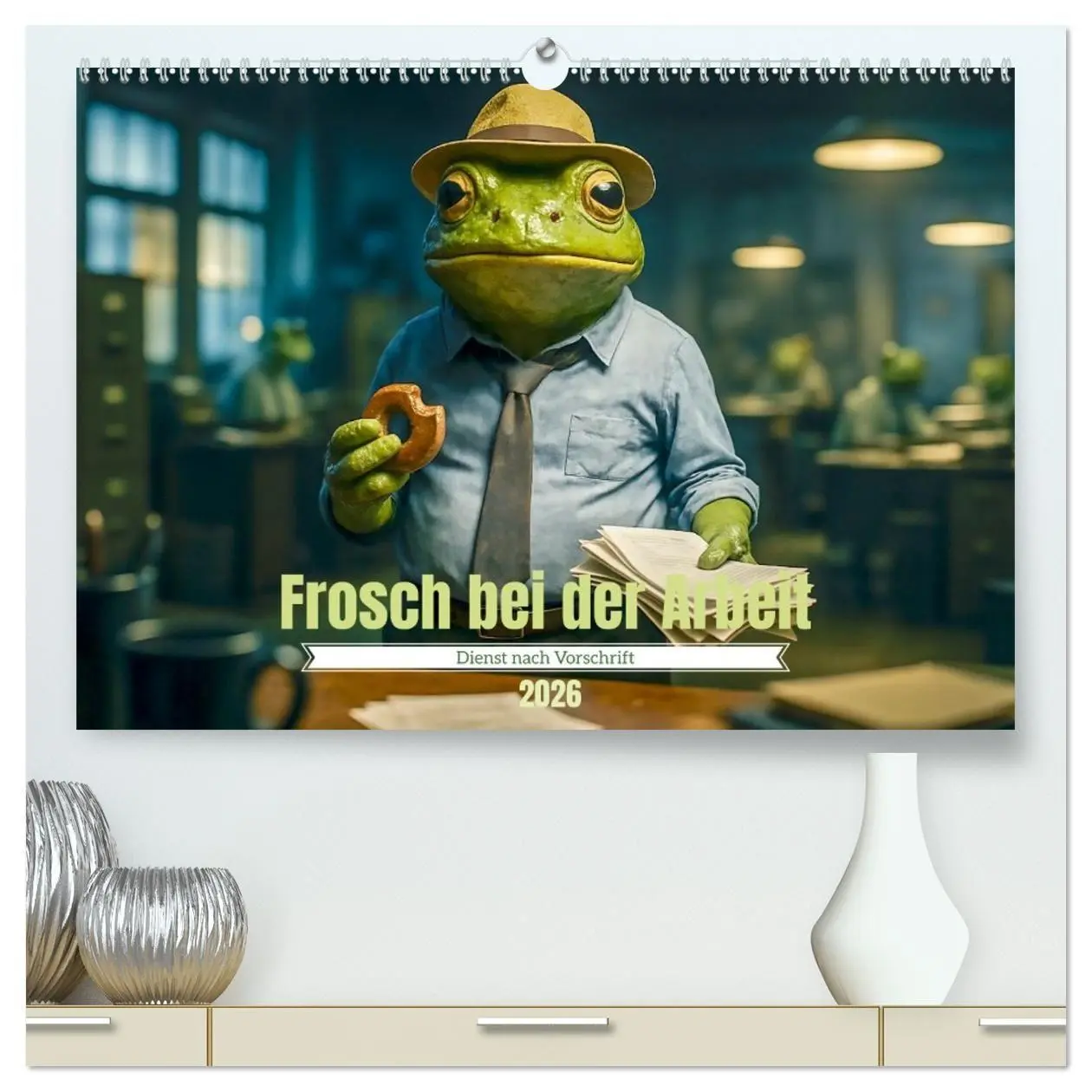 Cover: 9783516713022 | Frosch bei der Arbeit- Dienst nach Vorschrift (hochwertiger Premium...