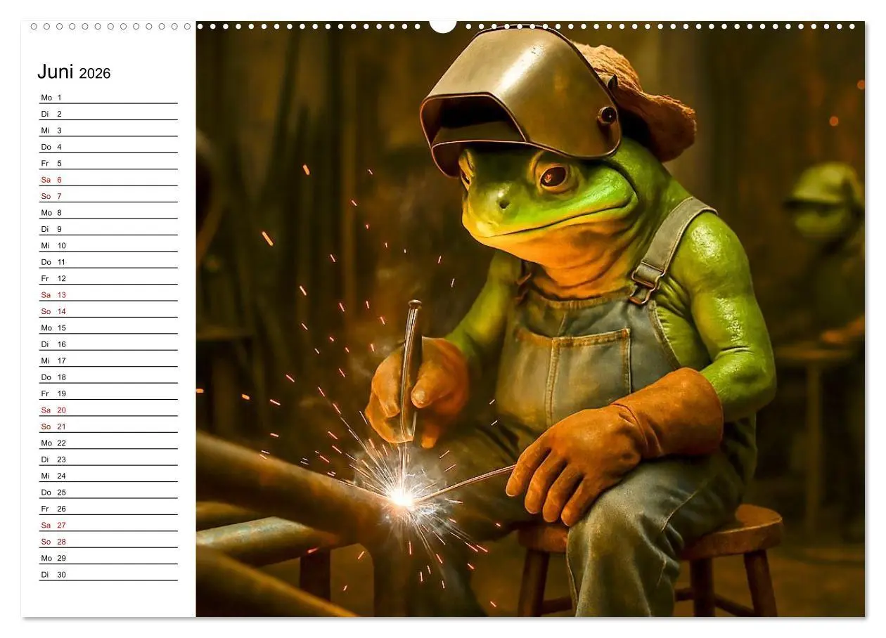 Bild: 9783516713022 | Frosch bei der Arbeit- Dienst nach Vorschrift (hochwertiger Premium...