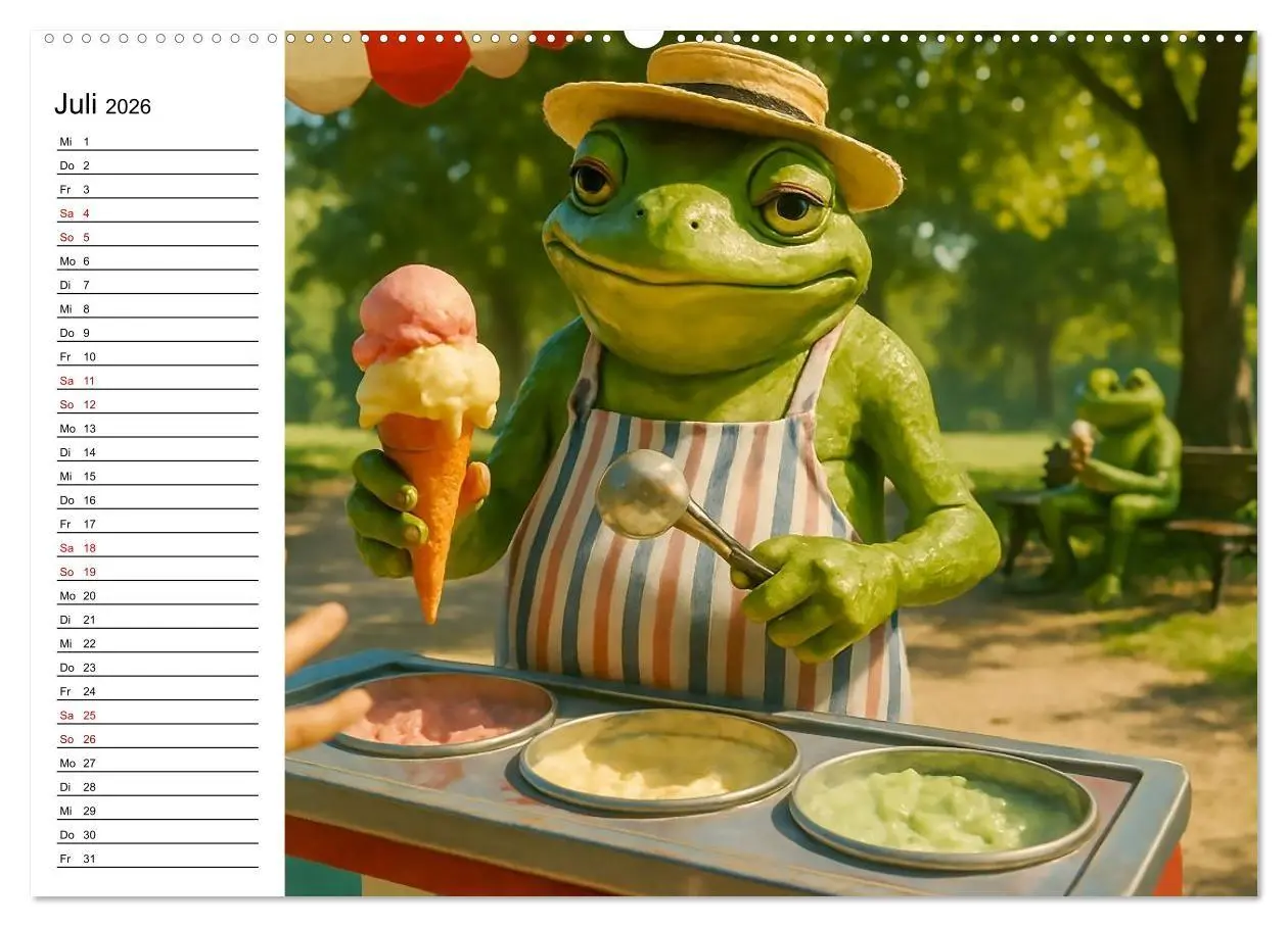 Bild: 9783516713022 | Frosch bei der Arbeit- Dienst nach Vorschrift (hochwertiger Premium...