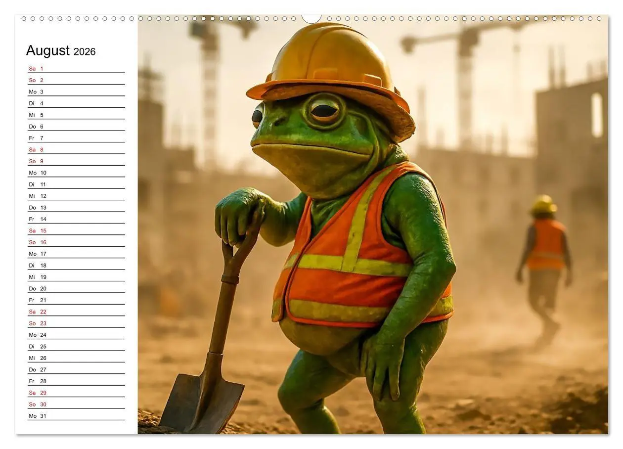 Bild: 9783516713022 | Frosch bei der Arbeit- Dienst nach Vorschrift (hochwertiger Premium...