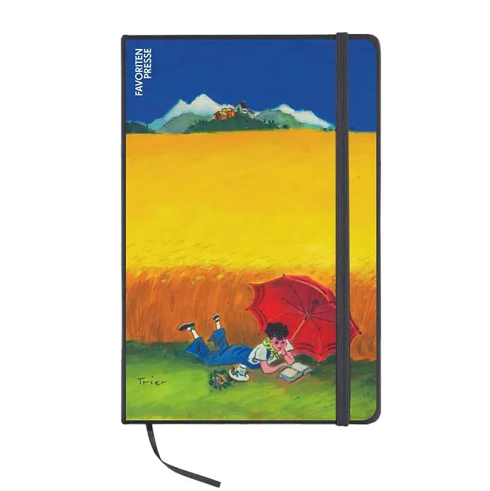 Cover: 9783968493022 | Notizbuch Walter Trier | Lesende im Kornfeld A5 | Walter Trier | 2025