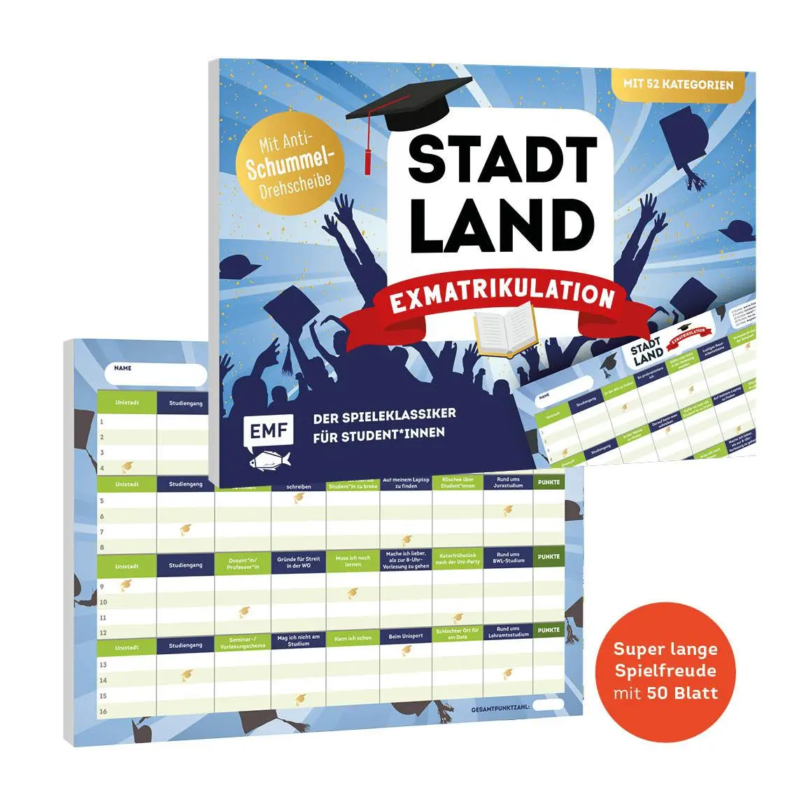 Bild: 4260478343122 | Stadt, Land, Exmatrikulation - Der Spieleklassiker für Studentinnen...