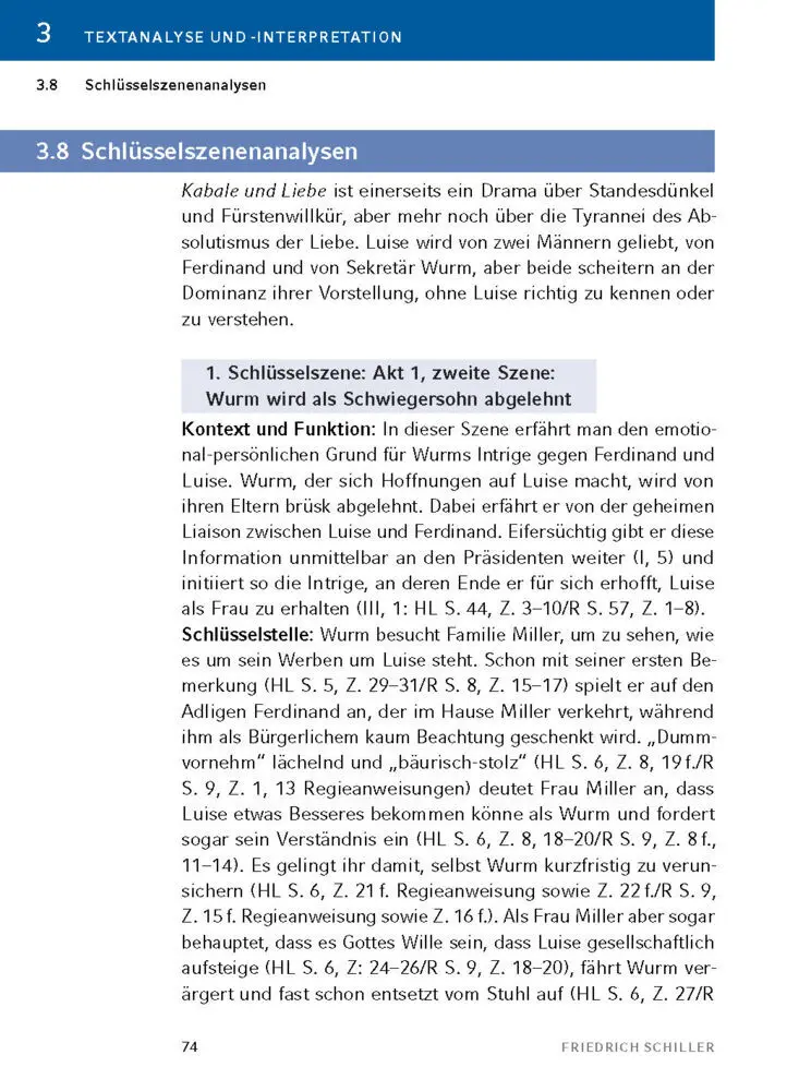 Bild: 9783129303122 | Kabale und Liebe von Friedrich Schiller - Textanalyse und...