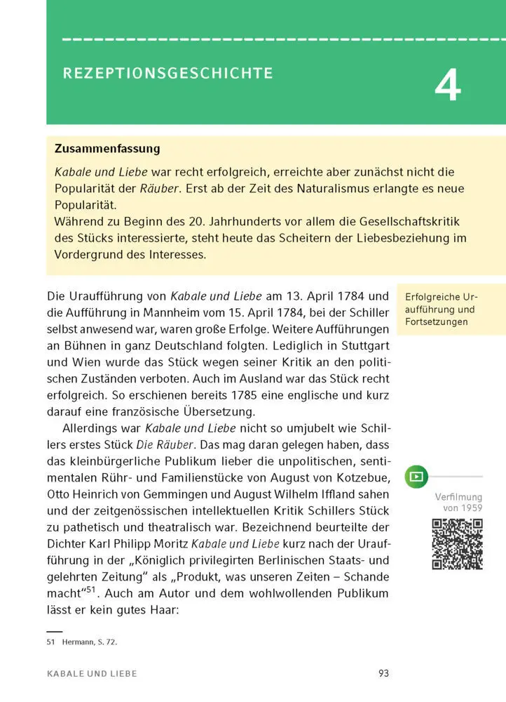 Bild: 9783129303122 | Kabale und Liebe von Friedrich Schiller - Textanalyse und...
