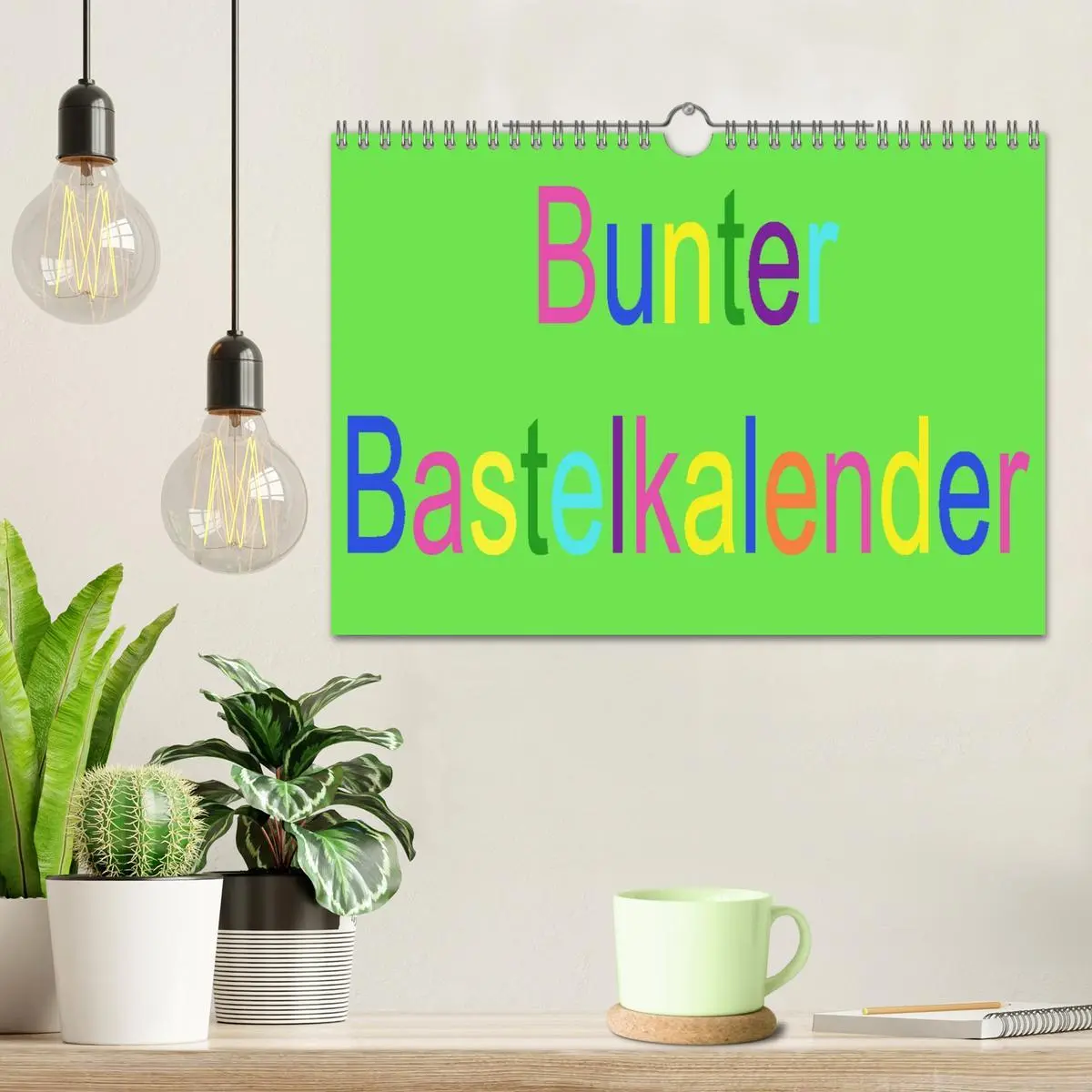 Bild: 9783516013122 | Bunter Bastelkalender (Wandkalender 2026 DIN A4 quer), CALVENDO...