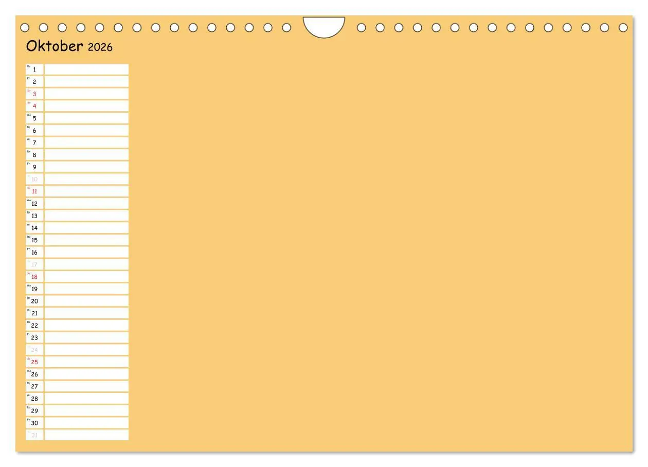 Bild: 9783516013122 | Bunter Bastelkalender (Wandkalender 2026 DIN A4 quer), CALVENDO...
