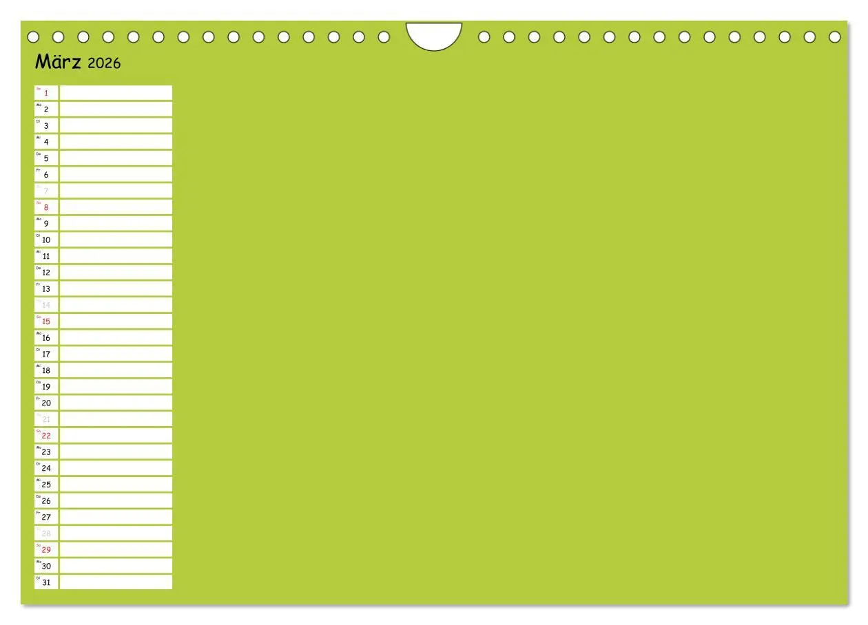 Bild: 9783516013122 | Bunter Bastelkalender (Wandkalender 2026 DIN A4 quer), CALVENDO...