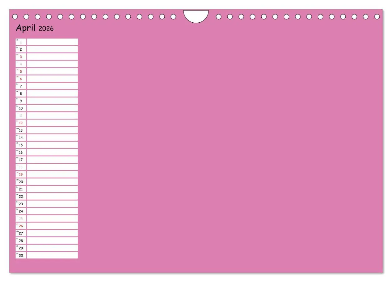 Bild: 9783516013122 | Bunter Bastelkalender (Wandkalender 2026 DIN A4 quer), CALVENDO...