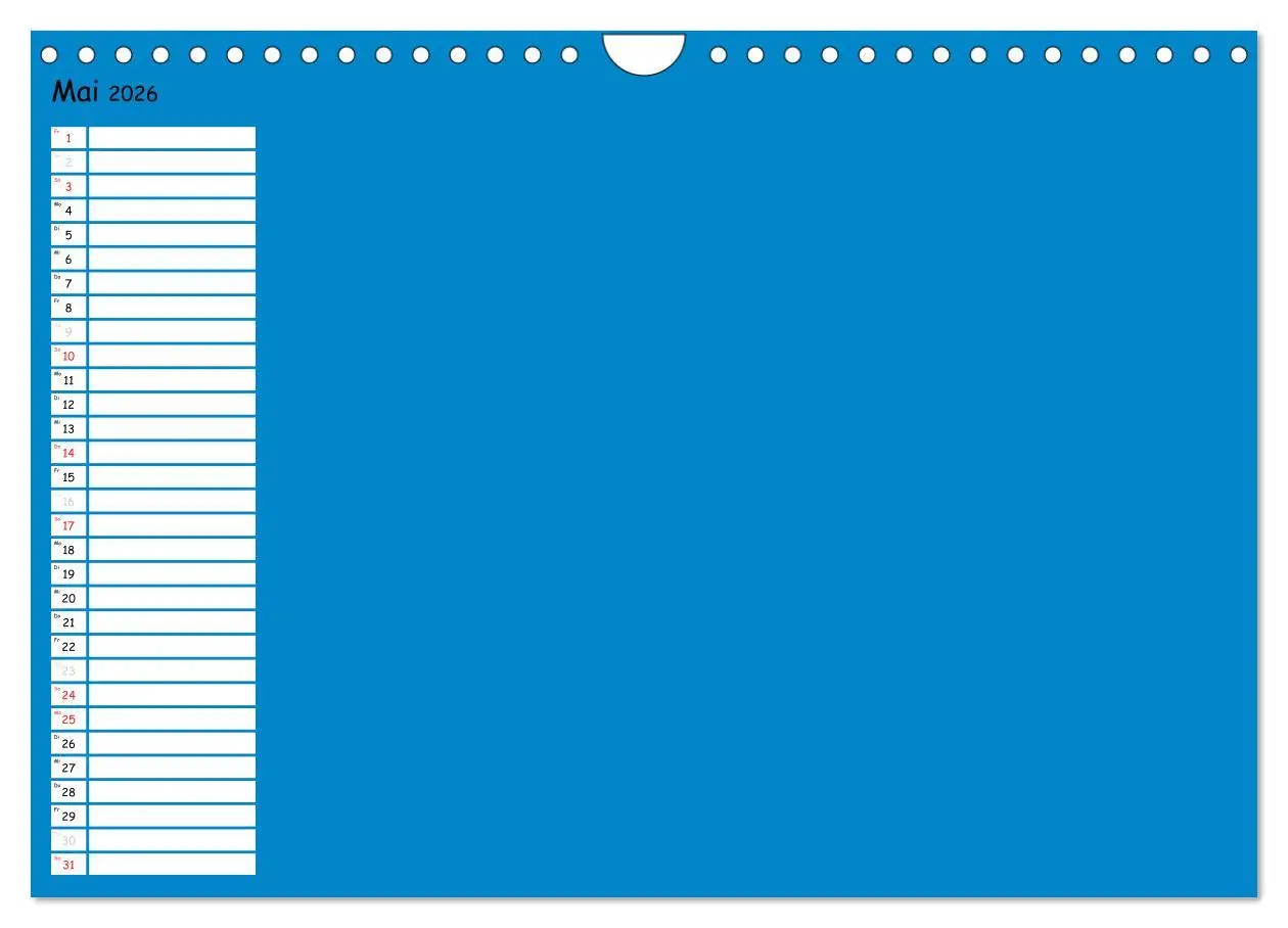 Bild: 9783516013122 | Bunter Bastelkalender (Wandkalender 2026 DIN A4 quer), CALVENDO...