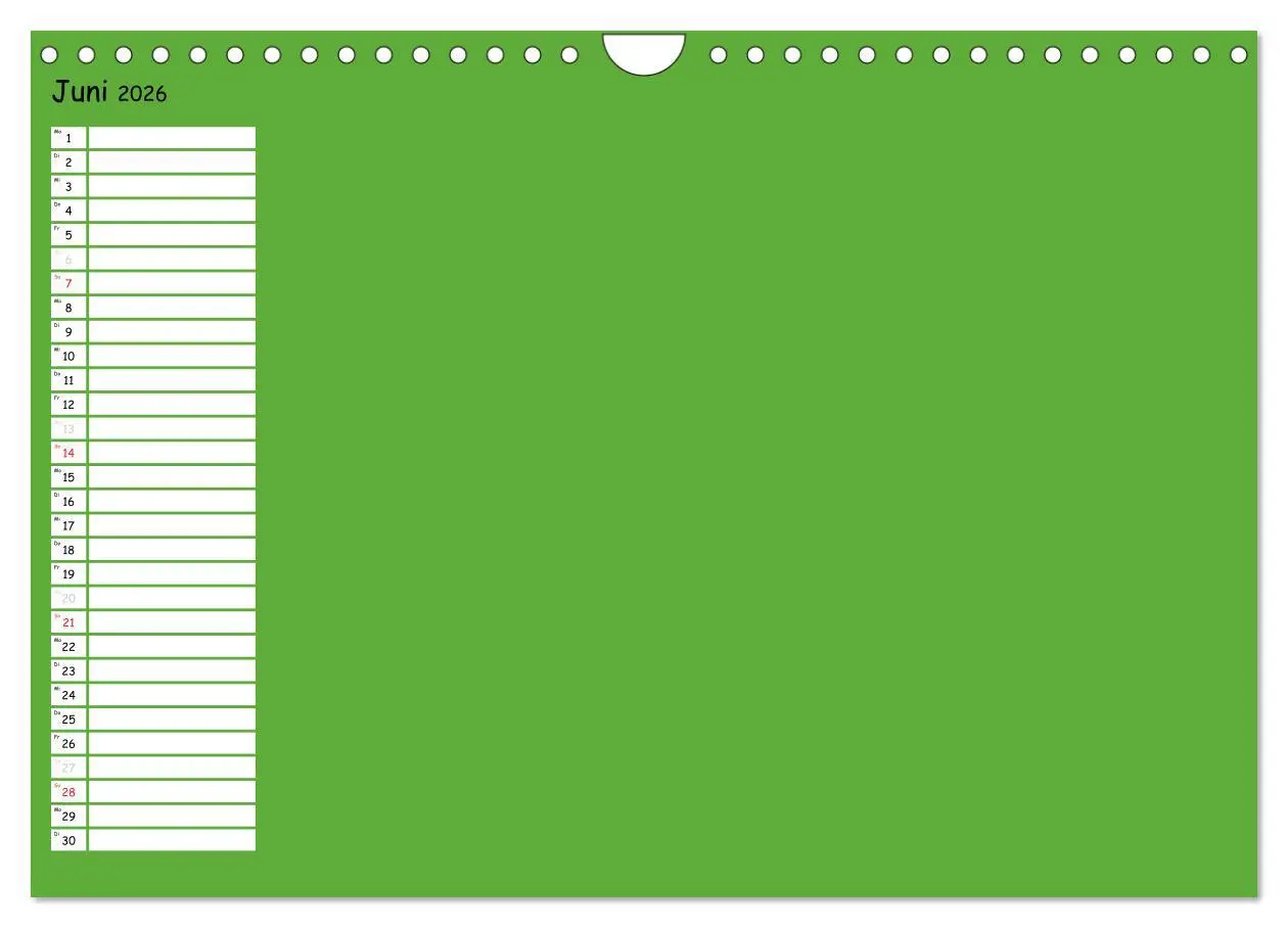 Bild: 9783516013122 | Bunter Bastelkalender (Wandkalender 2026 DIN A4 quer), CALVENDO...