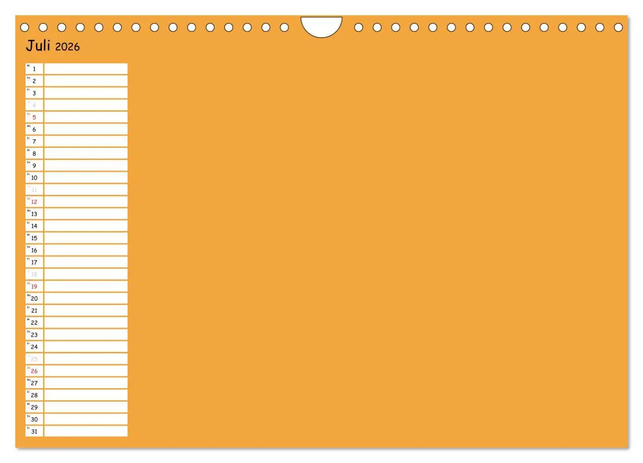 Bild: 9783516013122 | Bunter Bastelkalender (Wandkalender 2026 DIN A4 quer), CALVENDO...