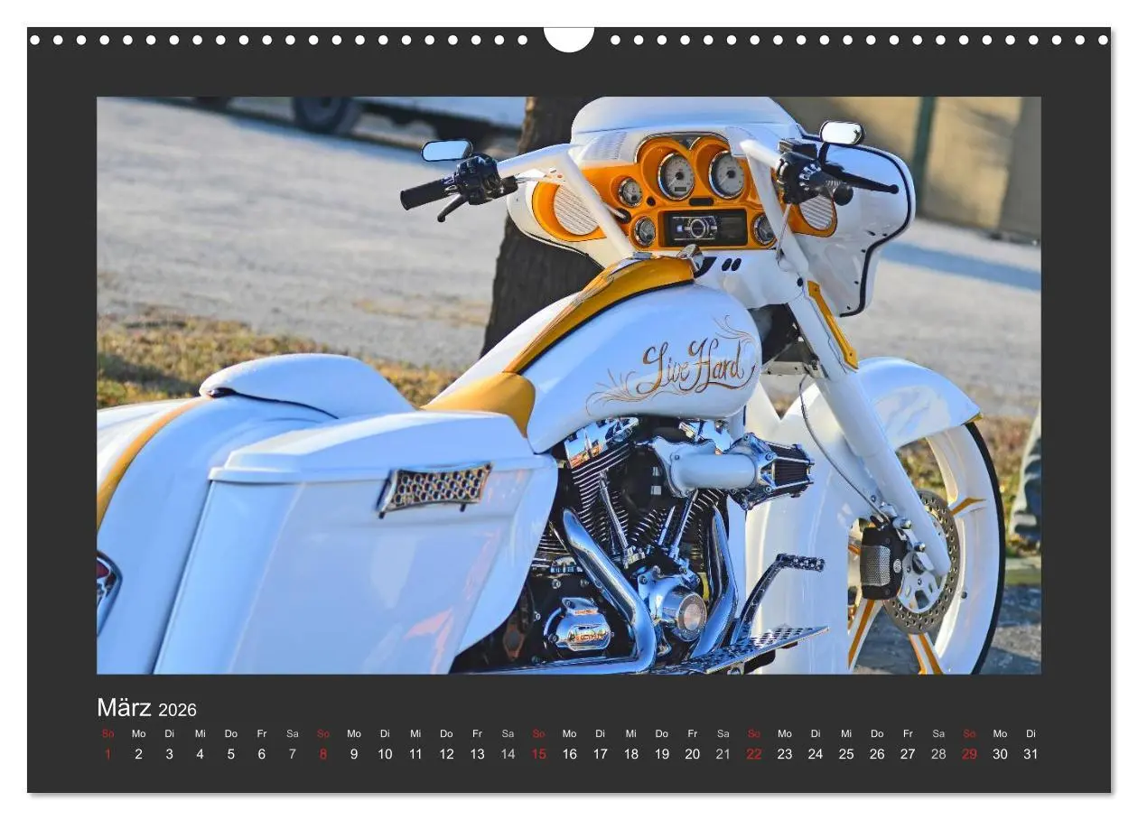 Bild: 9783516183122 | BEST OF HARLEY-DAVIDSON BAGGER-STYLE (Wandkalender 2026 DIN A3...