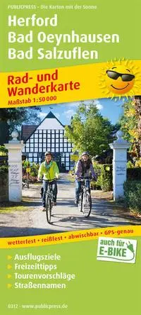 Cover: 9783747303122 | Herford, Bad Oeynhausen, Bad Salzuflen 1:50 000 | (Land-)Karte | 2019