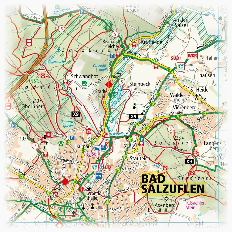 Bild: 9783747303122 | Herford, Bad Oeynhausen, Bad Salzuflen 1:50 000 | (Land-)Karte | 2019