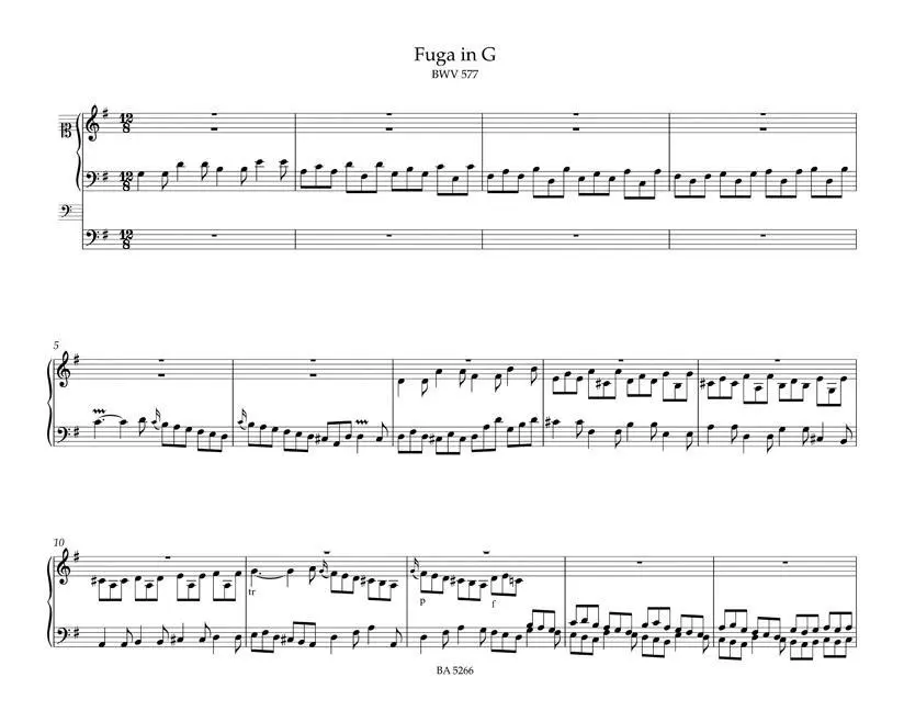 Bild: 9790006523122 | Orgelwerke, Band 6 | Johann Sebastian Bach | Taschenbuch | Partitur