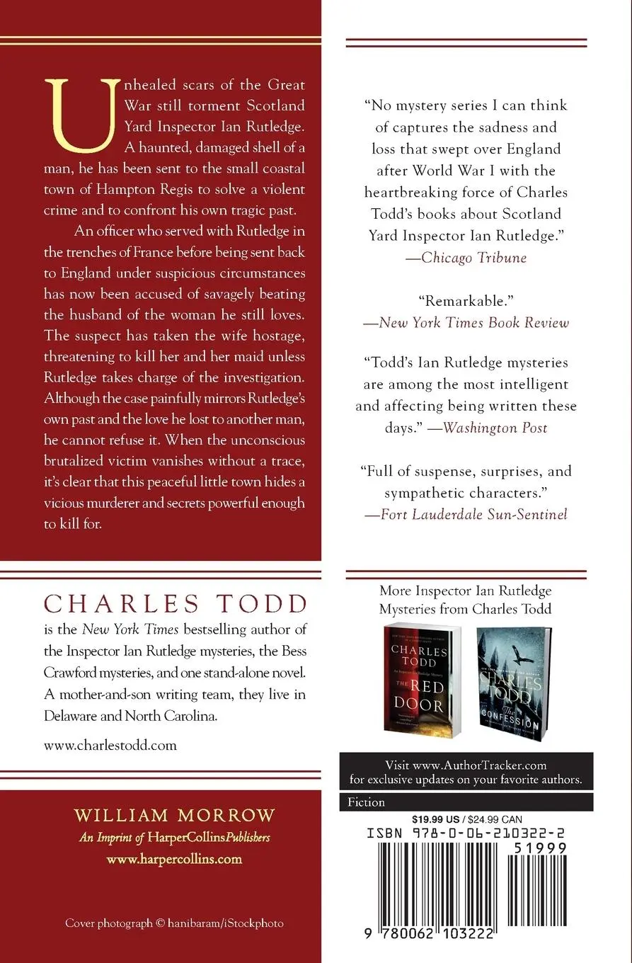 Rückseite: 9780062103222 | False Mirror, A | Charles Todd | Taschenbuch | Englisch | 2020