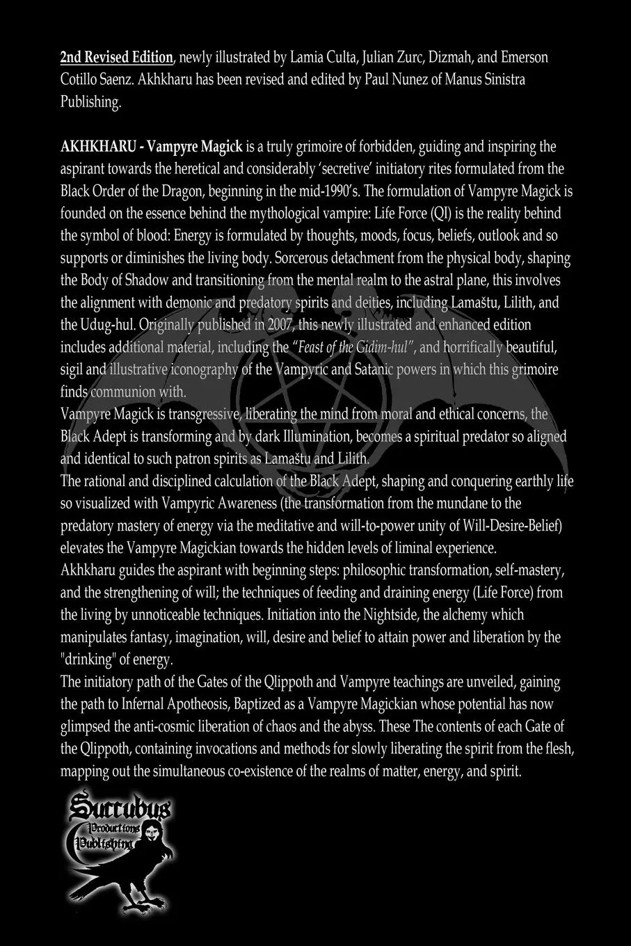 Rückseite: 9781304893222 | Akhkharu - Vampyre Magick | Michael W. Ford | Taschenbuch | Englisch