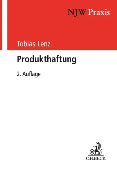 Cover: 9783406733222 | Produkthaftung | Tobias Lenz | Taschenbuch | LXI | Deutsch | 2022
