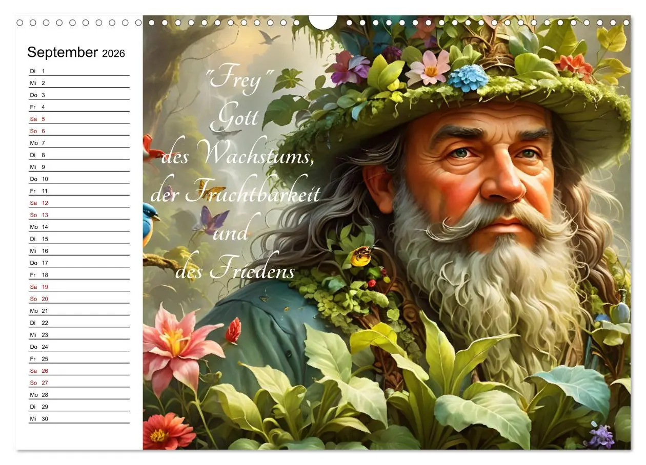 Bild: 9783457393222 | Unsterbliche Mythen des Nordens (Wandkalender 2026 DIN A3 quer),...